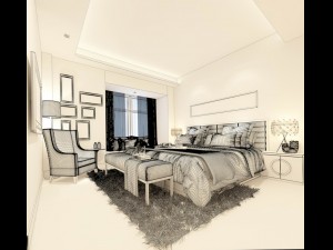 beautifully stylish and luxurious bedrooms 82 Modelo 3D