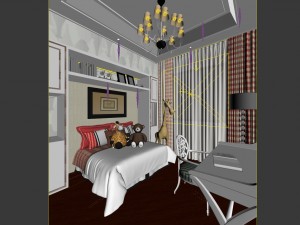 beautifully stylish and luxurious bedrooms 88 3D-Modell