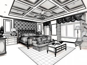 beautifully stylish and luxurious bedrooms 92 3D Model