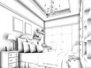 beautifully stylish and luxurious bedrooms 95 3D-Modell