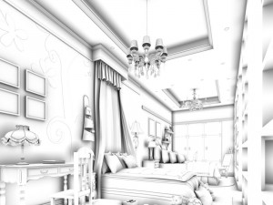 beautifully stylish and luxurious bedrooms 95 3D-Modell