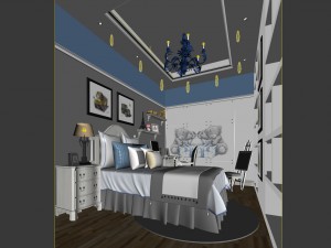 beautifully stylish and luxurious bedrooms 95 3D-Modell