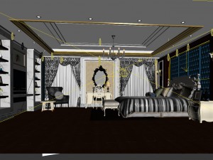beautifully stylish and luxurious bedrooms 97 3D Model