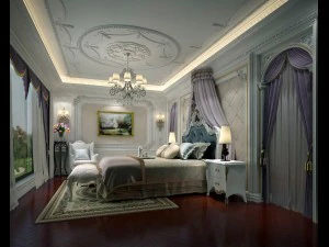 g&uuml;zel, şık ve l&uuml;ks yatak odaları 104 3D Model