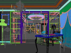 beautifully stylish and luxurious bedrooms 107 Model 3D