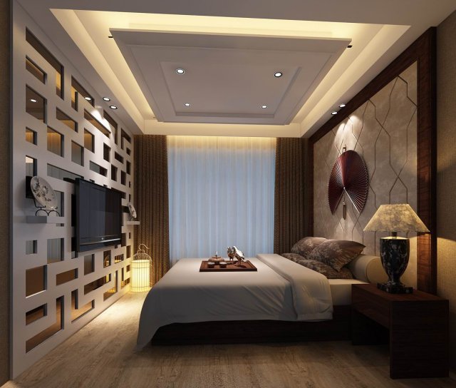 beautifully stylish and luxurious bedrooms 112 3D 模型 .c4d .max .obj .3ds .fbx .stl .blend 