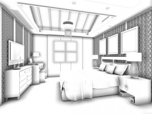 beautifully stylish and luxurious bedrooms 113 3D Model