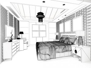 beautifully stylish and luxurious bedrooms 113 3D Model