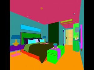 beautifully stylish and luxurious bedrooms 117 3D Model