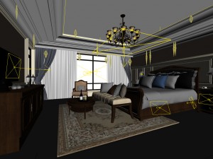 beautifully stylish and luxurious bedrooms 118 3D 模型