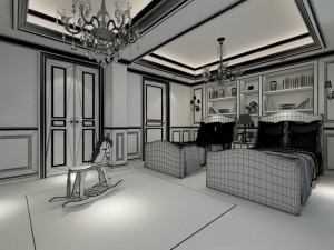 beautifully stylish and luxurious bedrooms 120 3D Model