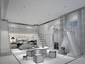 beautifully stylish and luxurious bedrooms 121 Model 3D