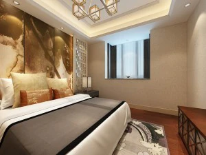 beautifully stylish and luxurious bedrooms 123 3D Model