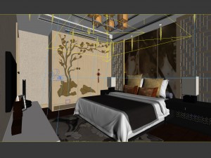 beautifully stylish and luxurious bedrooms 123 Modello 3D