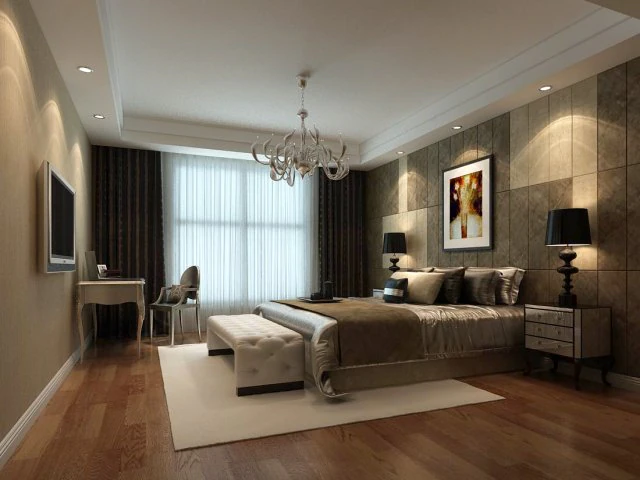 beautifully stylish and luxurious bedrooms 124 3D Model .c4d .max .obj .3ds .fbx .stl .blend