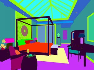 beautifully stylish and luxurious bedrooms 133 3D Model