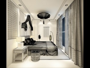 beautifully stylish and luxurious bedrooms 140 3D 모델