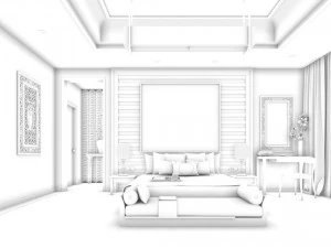 beautifully stylish and luxurious bedrooms 141 3D Model