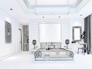 beautifully stylish and luxurious bedrooms 141 3D Model