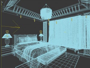 beautifully stylish and luxurious bedrooms 143 Modèle 3D
