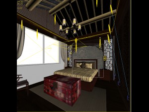 beautifully stylish and luxurious bedrooms 147 3D Модель
