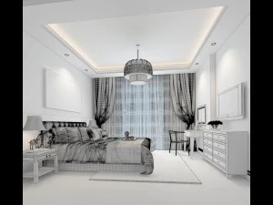 beautifully stylish and luxurious bedrooms 148 3D Model