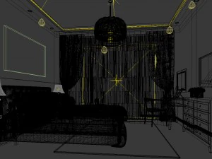 beautifully stylish and luxurious bedrooms 148 3D Model