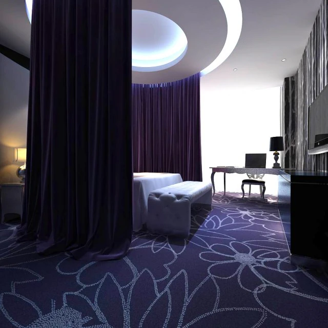 luxurious stylish bedroom 01 3D Model .c4d .max .obj .3ds .fbx .stl .blend 