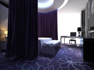 luxurious stylish bedroom 01 3D 모델