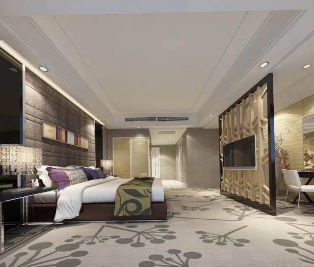 luxurious stylish bedroom 04 3D Model .c4d .max .obj .3ds .fbx .stl .blend 