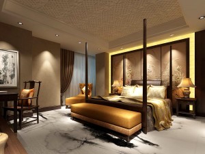 luxurious stylish bedroom 05 3D 모델
