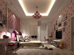 luxuoso e elegante quarto 09 Modelo 3D
