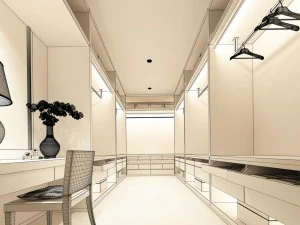 luxurious stylish bedroom 16 3D Model