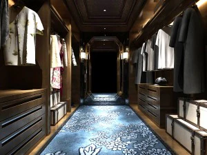 luxurious stylish bedroom 17 3D Model