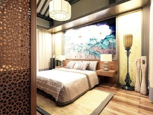 luxurious stylish bedroom 19 Modèle 3D