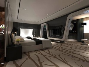 luxurious stylish bedroom 21 3D Model