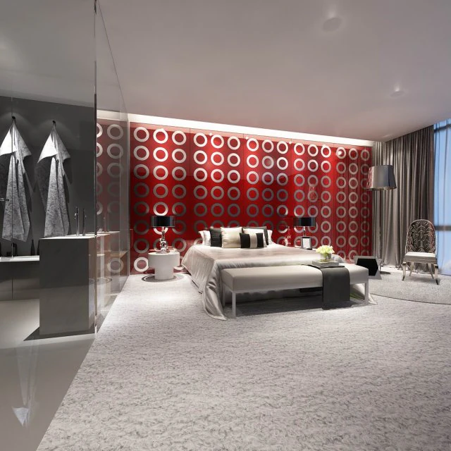 luxurious stylish bedroom 22 3D Model .c4d .max .obj .3ds .fbx .stl .blend 