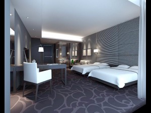 luxurious stylish bedroom 23 3D Model