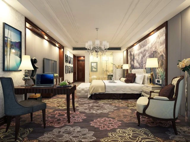 luxurious stylish bedroom 24 3D Model .c4d .max .obj .3ds .fbx .stl .blend 