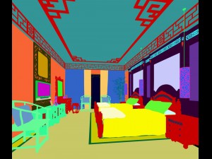 luxurious stylish bedroom 27 3D Model