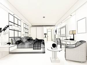 luxurious stylish bedroom 28 3D 模型