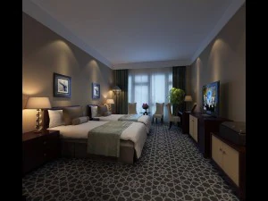 luxuri&ouml;ses, stilvolles Schlafzimmer 29 3D Modell