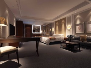 luxurious stylish bedroom 30 3D Model