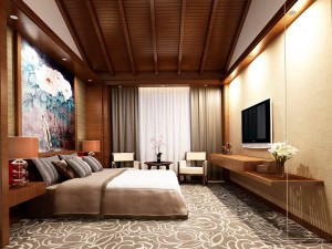 luxurious stylish bedroom 32 3D 모델