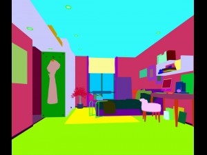 luxury stylish interior master bedroom - 05 3D Model