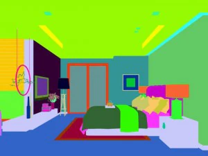 luxury stylish interior master bedroom - 08 3D Model