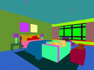 luxury stylish interior master bedroom - 12 3D Model