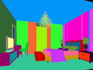 luxury stylish interior master bedroom - 16 3D Модель