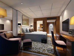 dormitorio principal interior elegante de lujo - 17 Modelo 3D