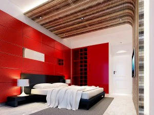 Роскошный стильный интерьер главной спальни - 21 3D Модель